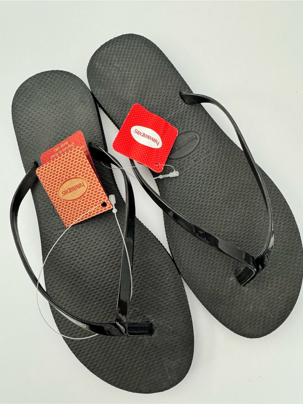 Havaianas Black “Slim” Flip Flops Women’s 41/42 - 11/12 NWT